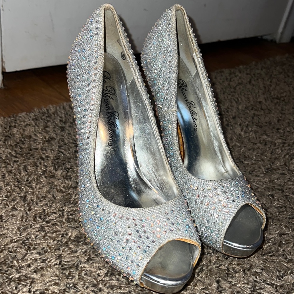 Rhinestone heels